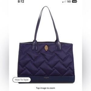 Kurt Geiger navy shoulder bag